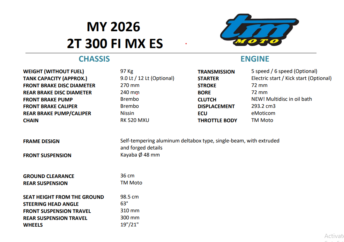 image 5 of 2026 MX 300 fi ES